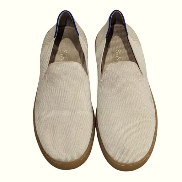 Rothy's The Original Slip On Sneaker Vanilla Bean Knit Casual Shoes Size 8.5B - Picture 3 of 8